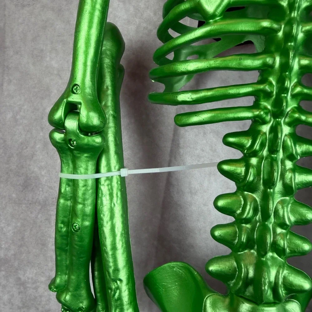 Target Hyde & EEK Boutique 36 Inch Alien Skeleton Green Metallic Halloween Decor